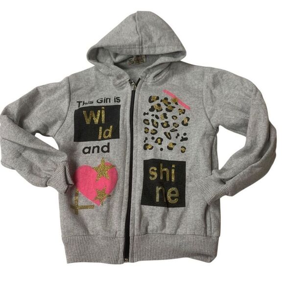 Girls Colorblock Full zip Hoodie - Picture 1 of 3